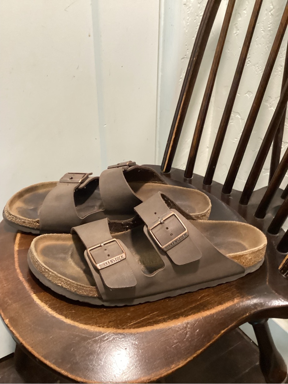 Birkenstock Brown Double Strap Sandals Size 10-10.5 US, EU 43 men